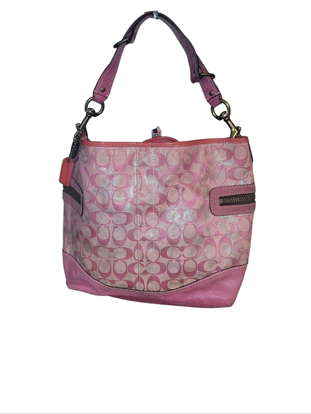 Coach Vintage Signature Tie Dye Y2K Shoulder Tote - Picture 2 of 7